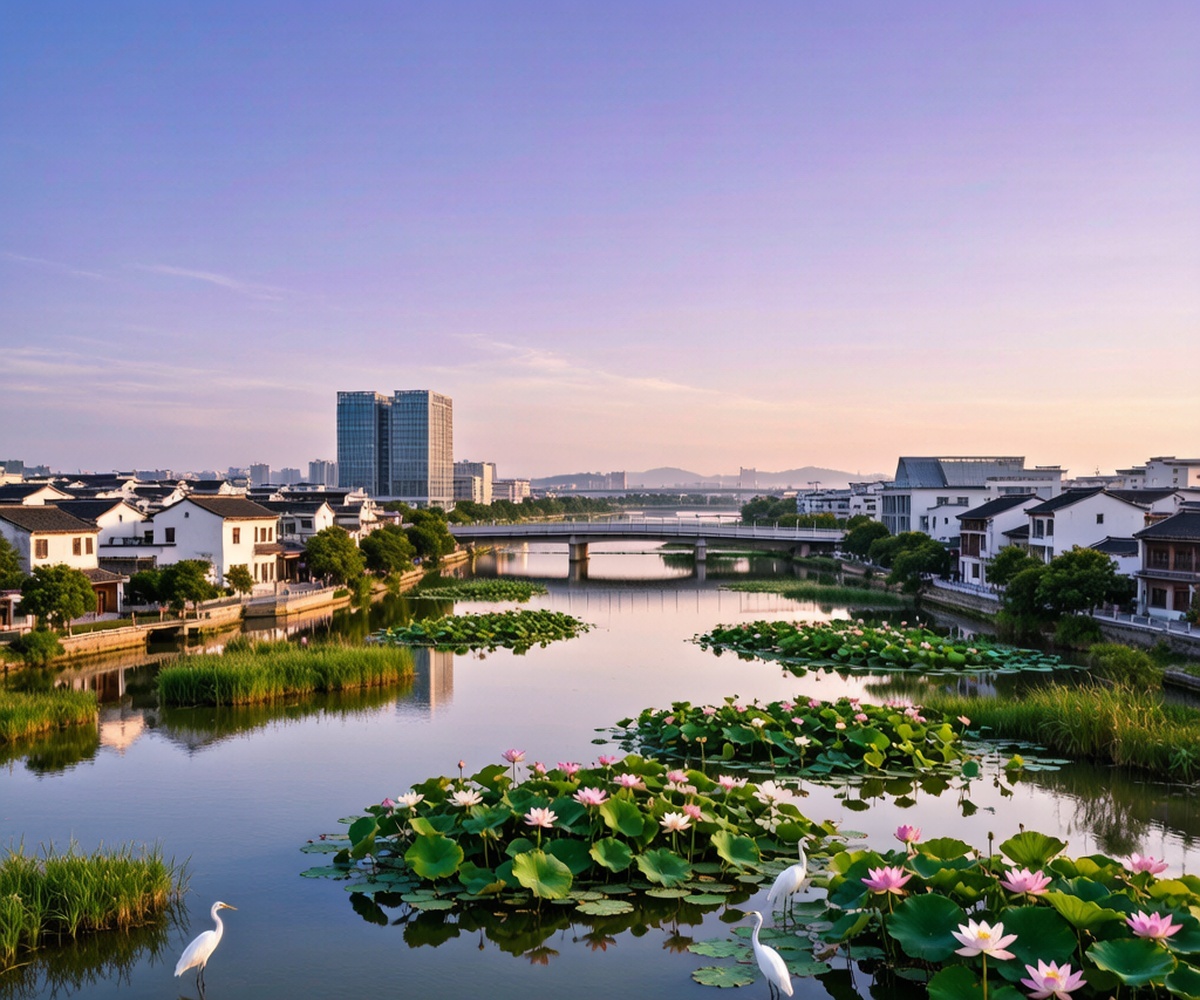 洪梅城市风貌
